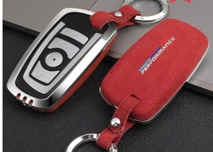 Schlüsseltasche aus Wildleder