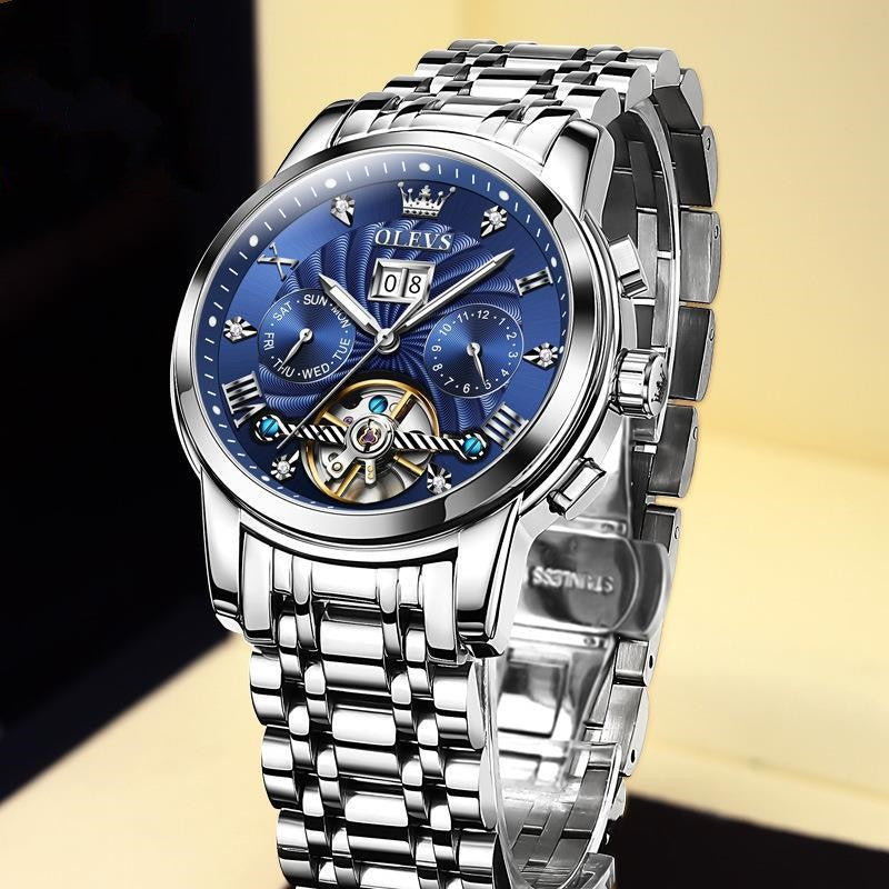 Automatik-Armbanduhr Business Multifunktional Herren