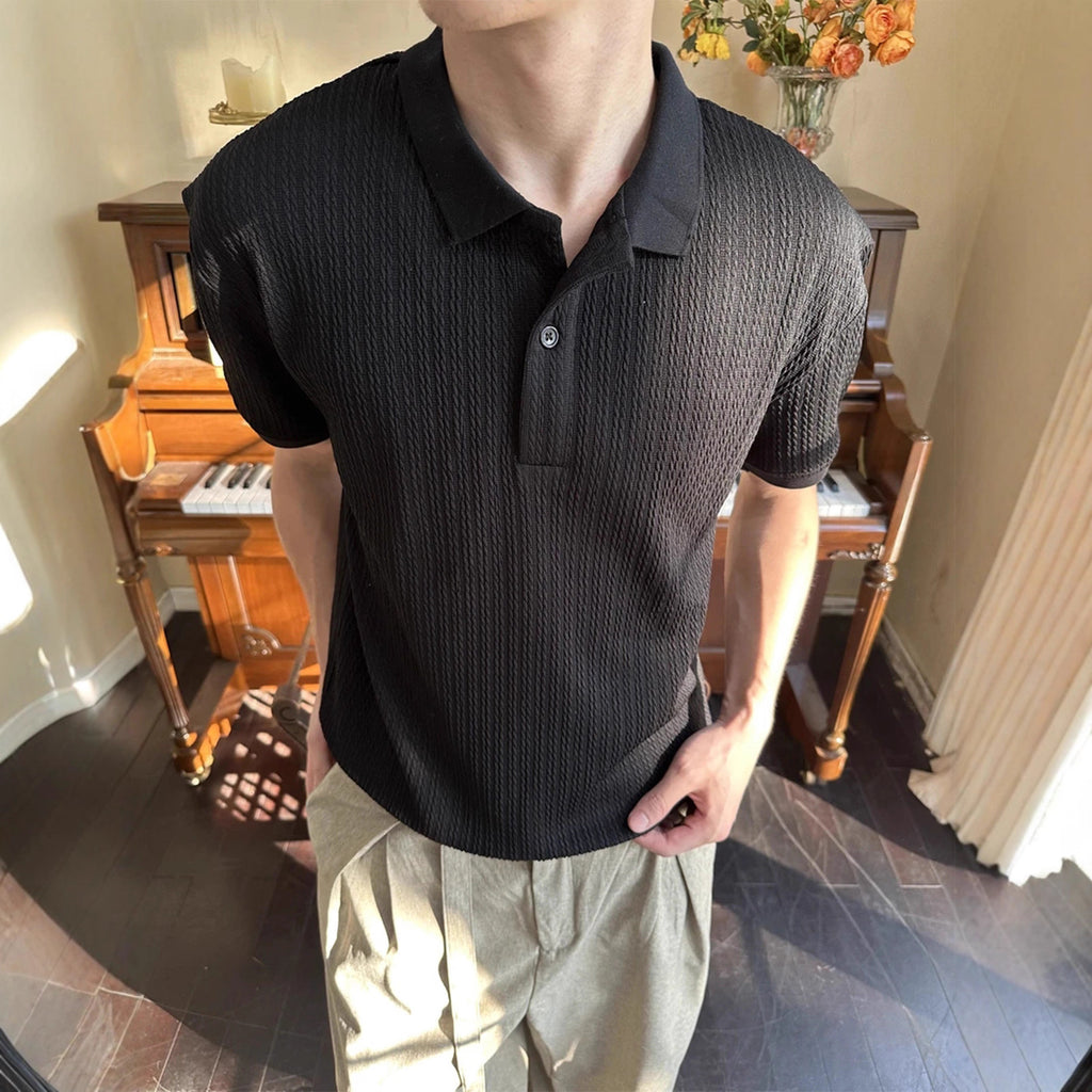 Retro T-Shirt für Herren mit geraden Schultern
