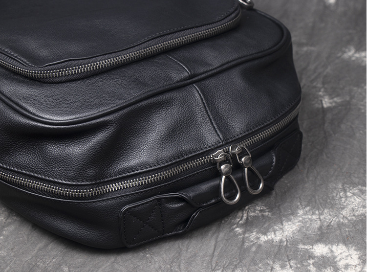 Männer Lederrucksack – 30x12x42 cm – Bild 3 | LuxeStyle