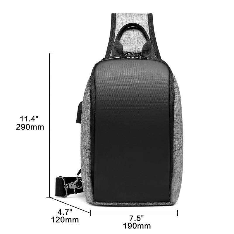 Grosses PVC-Schultertasche mit Reissverschluss – Bild 5 | LuxeStyle