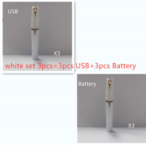 Mini Augenbrauen Trimmerstift mit LED-Licht