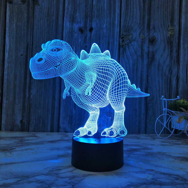 Buntes 3D Dinosaurier LED Nachtlicht