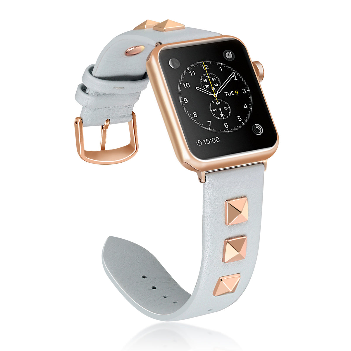 Lederarmband mit Nieten für Watch | LuxeStyle