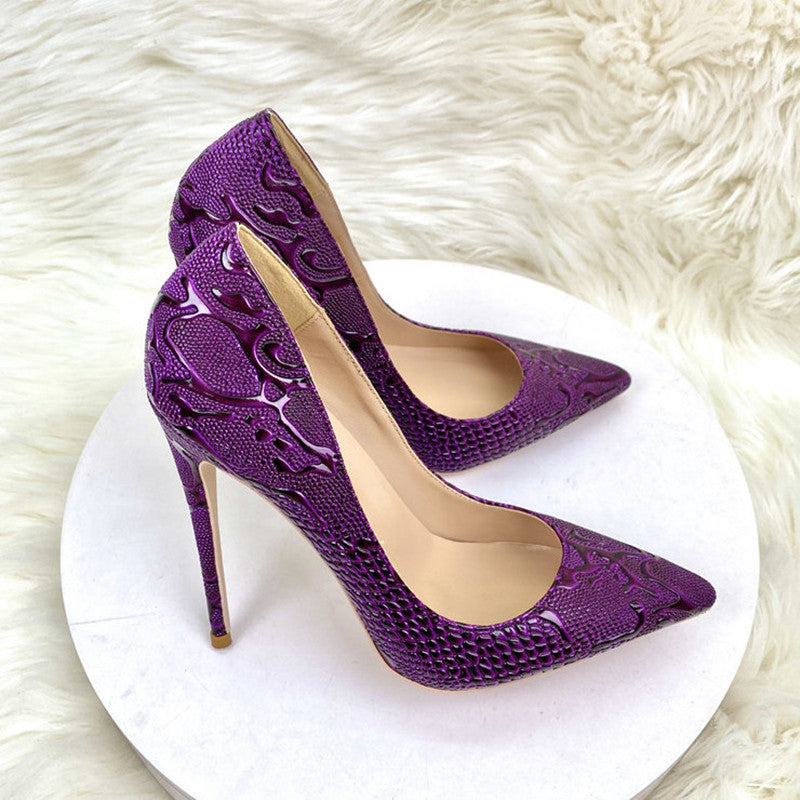 Elegante spitze High Heels aus Mikrofaser – Bild 7 | LuxeStyle
