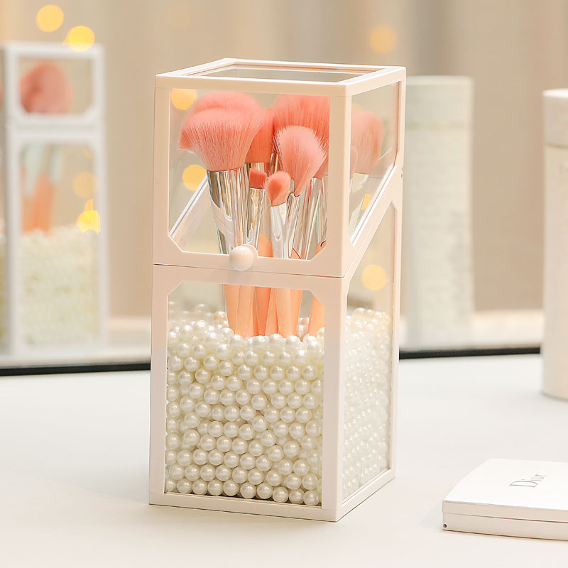Make-up Pinsel- und Utensilienhalter aus Glas