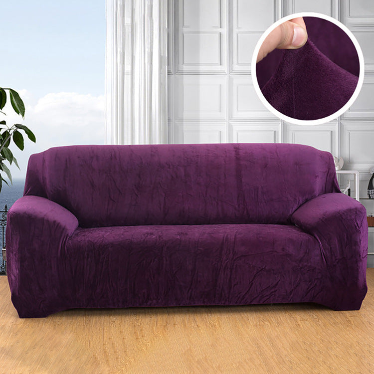 Elastischer Anti-Rutsch Sofaüberzug aus Plüsch – Bild 10 | LuxeStyle