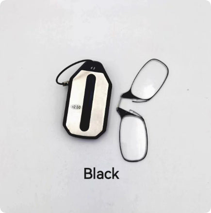 Blaulichtfilter Lesebrille mit Nasenclip