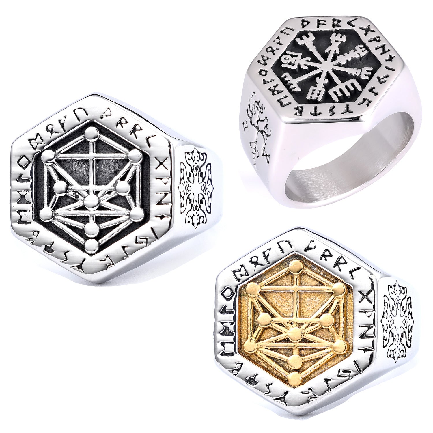 Viking Edelstahl Herren Ring