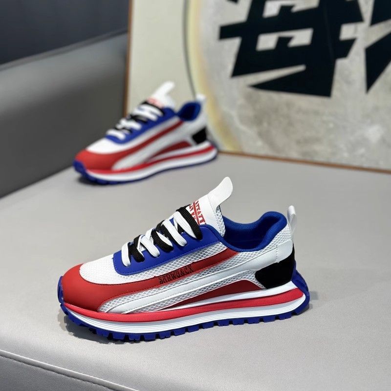 Robuste Casual Sneaker mit Keilabsatz für Herren