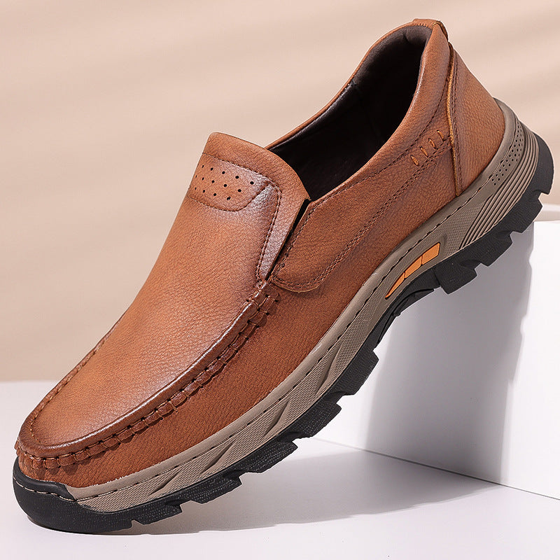 Herren Leder-Slipper