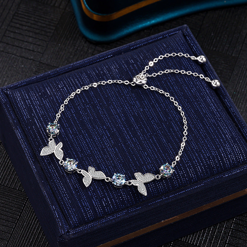 Moissanit Armband aus 925er Sterlingsilber – Bild 5 | LuxeStyle