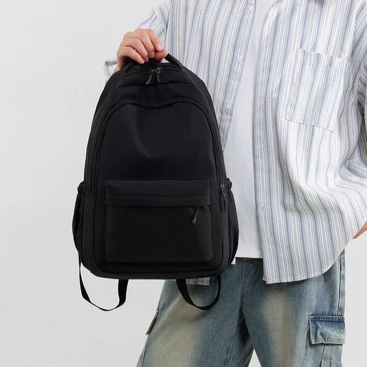 Laptop-Rucksack, grosse Kapazität, schwarz – Bild 4 | LuxeStyle