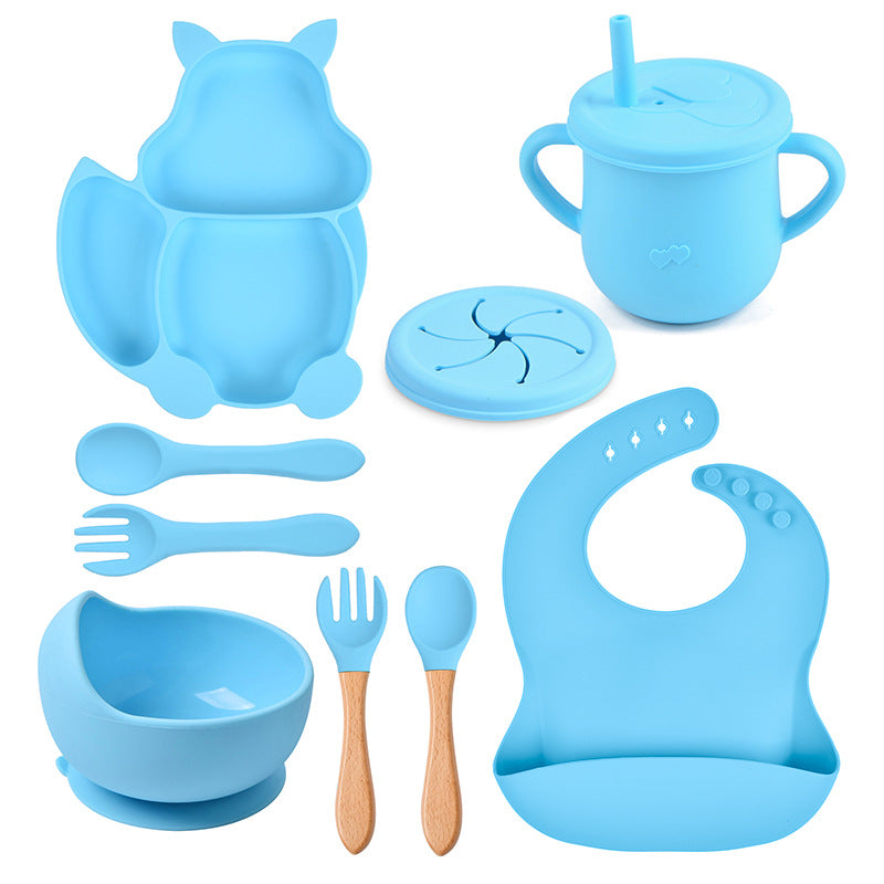 Eichhörnchen Baby Esslern-Set aus Silikon – Bild 12 | LuxeStyle