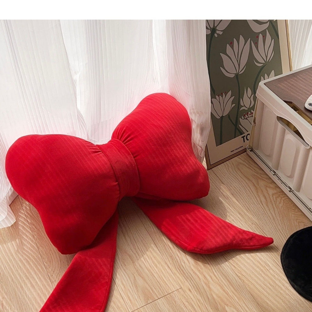 Kissen mit roter oder dunkelgrüner Schleife – Bild 9 | LuxeStyle