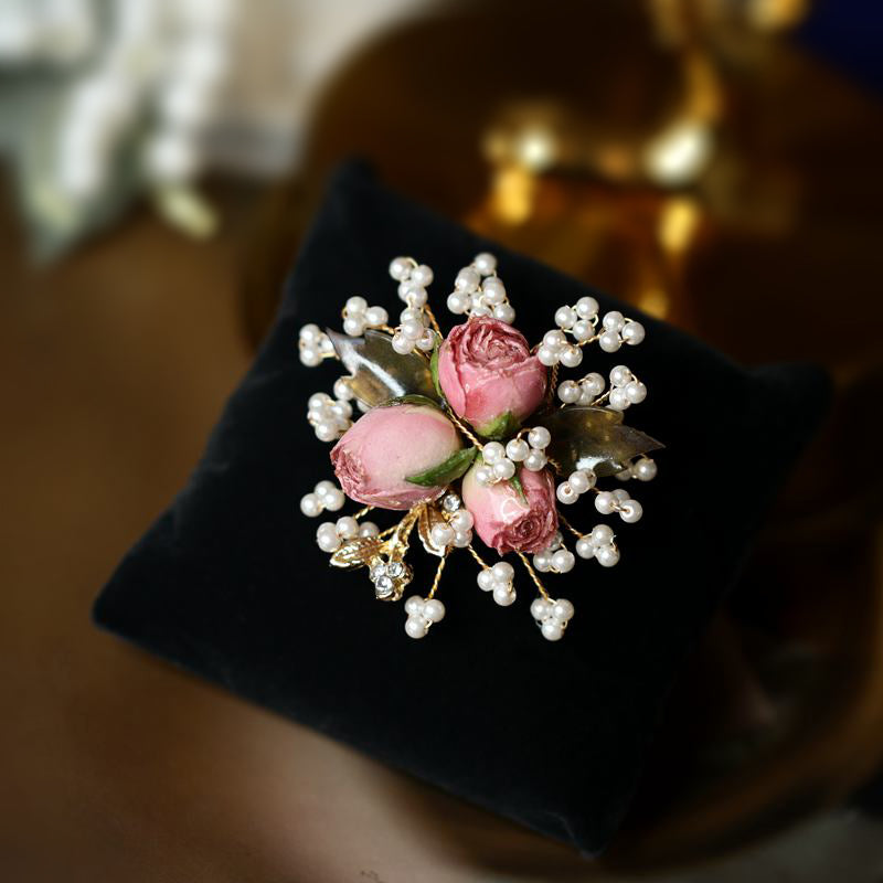 Vintage Blumenbrosche für Damen – Bild 8 | LuxeStyle