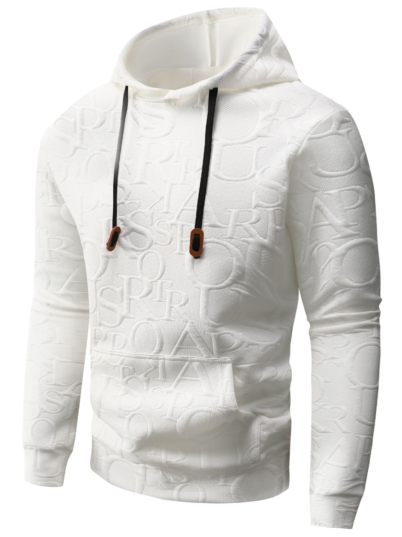 Kariertes Jacquard Hoodie für Paare