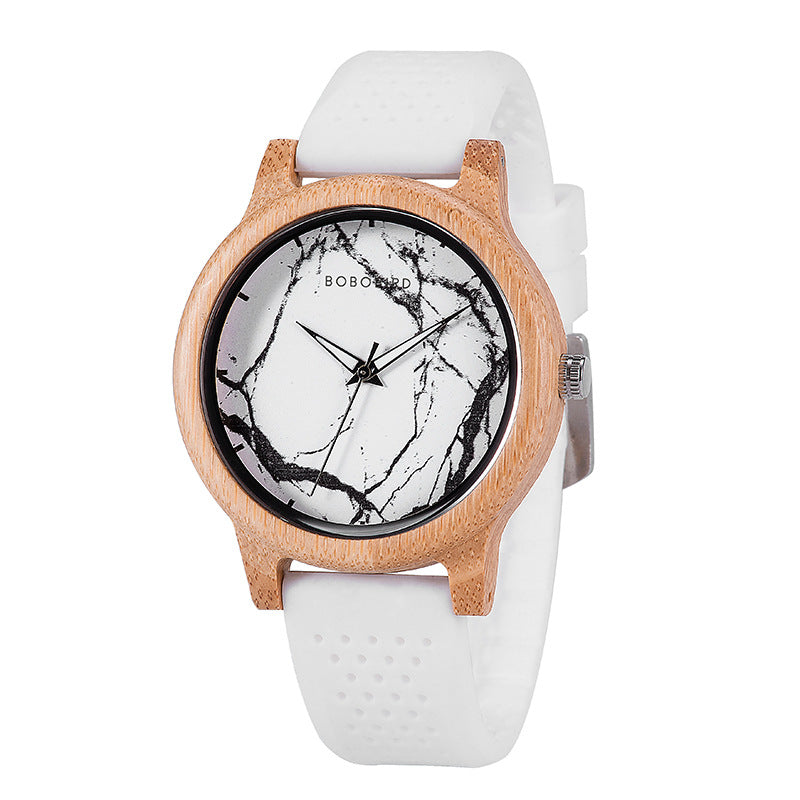 Holz-Armbanduhr minimalistisch
