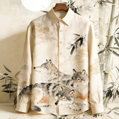 Leinenhemd Langarm für Herren