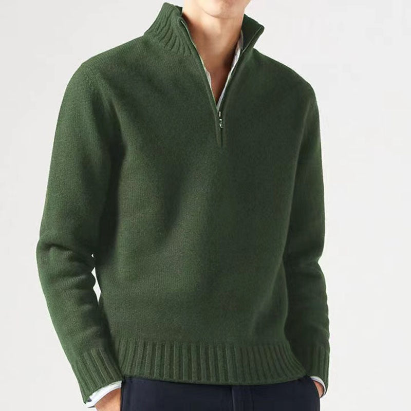 Winterpullover Slim Fit Wollmischung