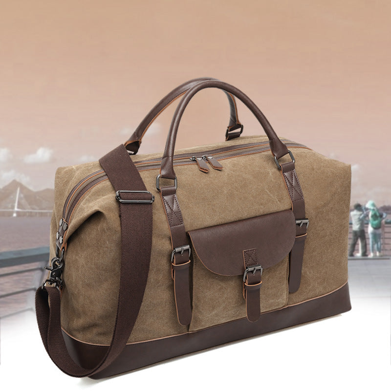 Grosser Outdoor-Reisebeutel aus Canvas – Bild 3 | LuxeStyle