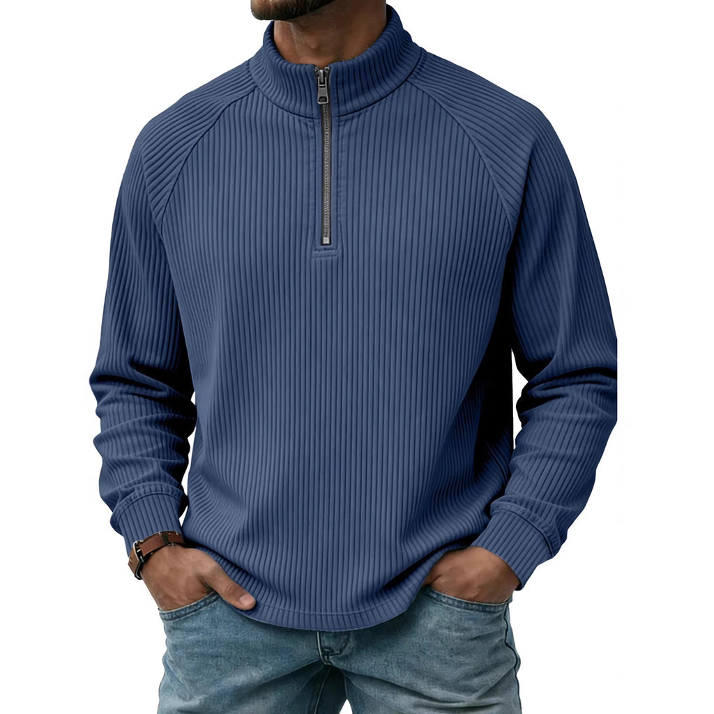 Poloshirt mit vertikaler Streifenoptik – Bild 8 | LuxeStyle