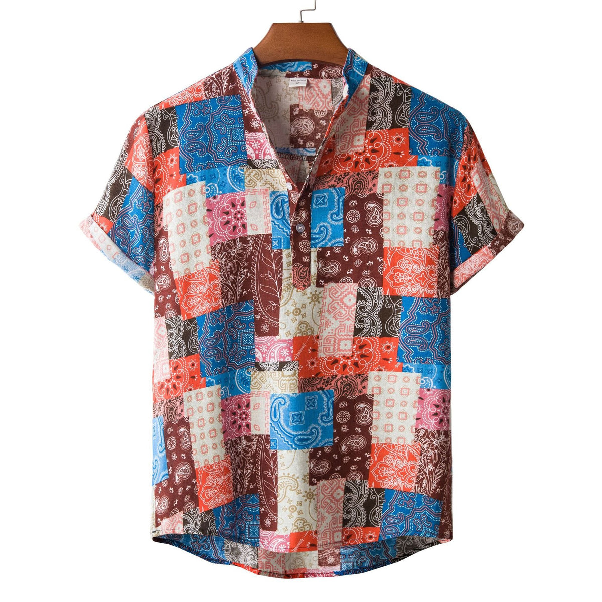 Bambus-Hemp Shirt mit Krawattenknoten – Bild 10 | LuxeStyle