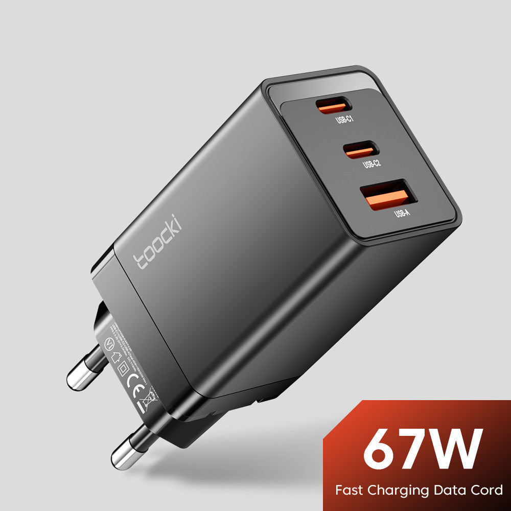 67W GaN 3-Port Schnellladegerät