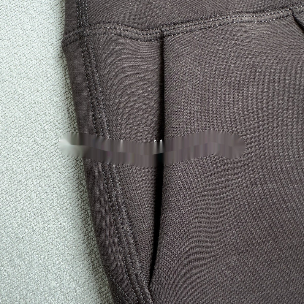 Weite Freizeithose mit elastischem Bund