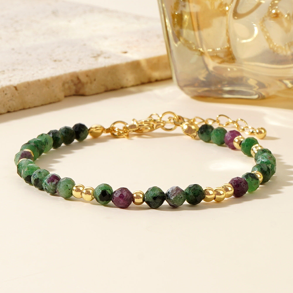 Handgefertigtes Armband mit bunten Natursteinperlen – Bild 11 | LuxeStyle
