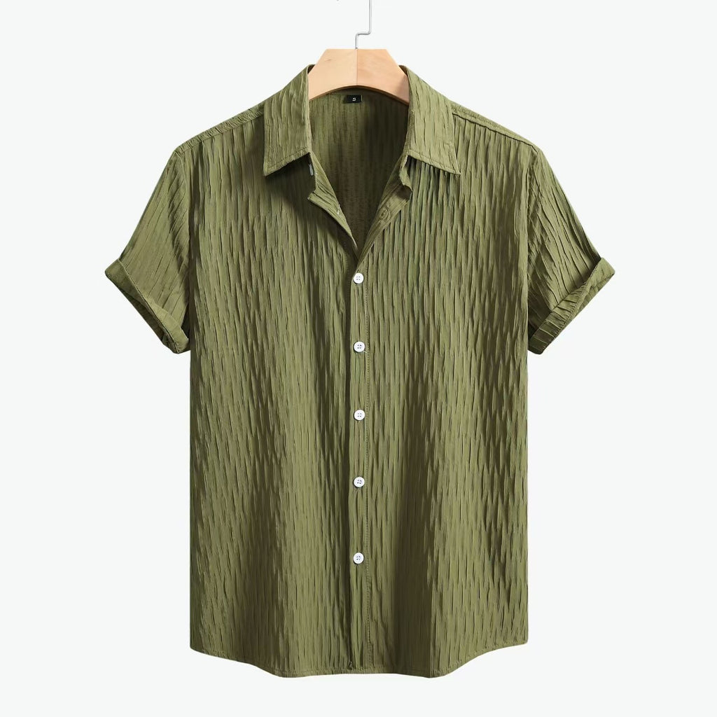 Herren Lappli-Stil Strandmode-Casual-Hemd