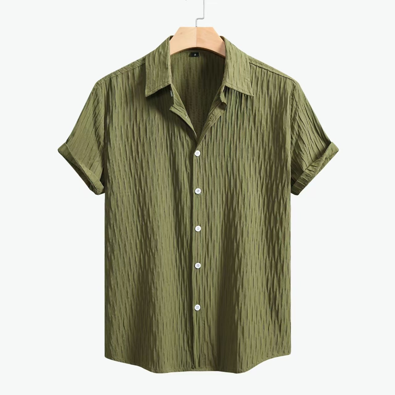 Herren Lappli-Stil Strandmode-Casual-Hemd