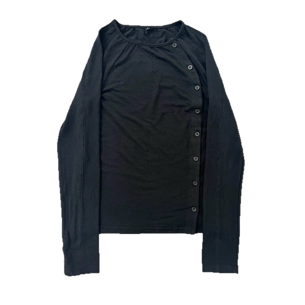 Loose Fit Langarm-Shirt mit Rundhals – Ansicht 3