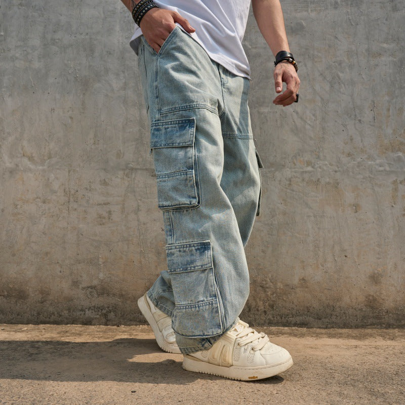 Hohe Casual-Jeans