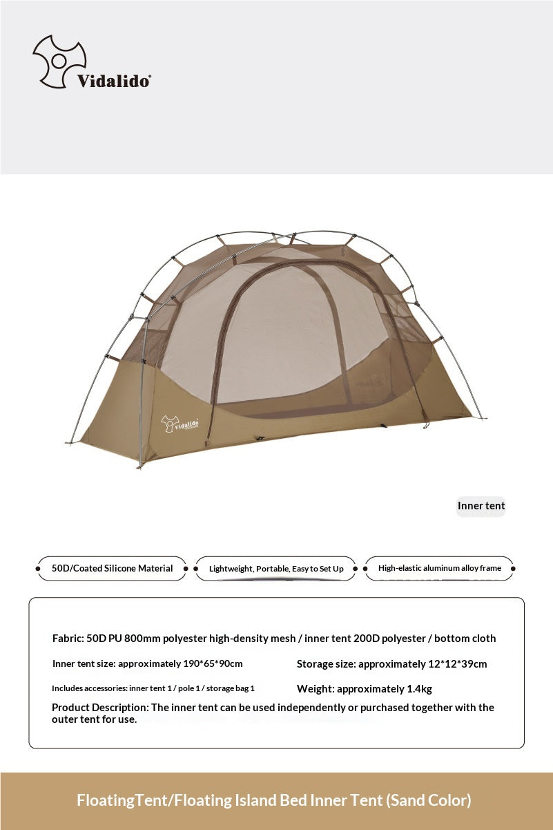 Leichtes Einzelpersonenzelt für Outdoor