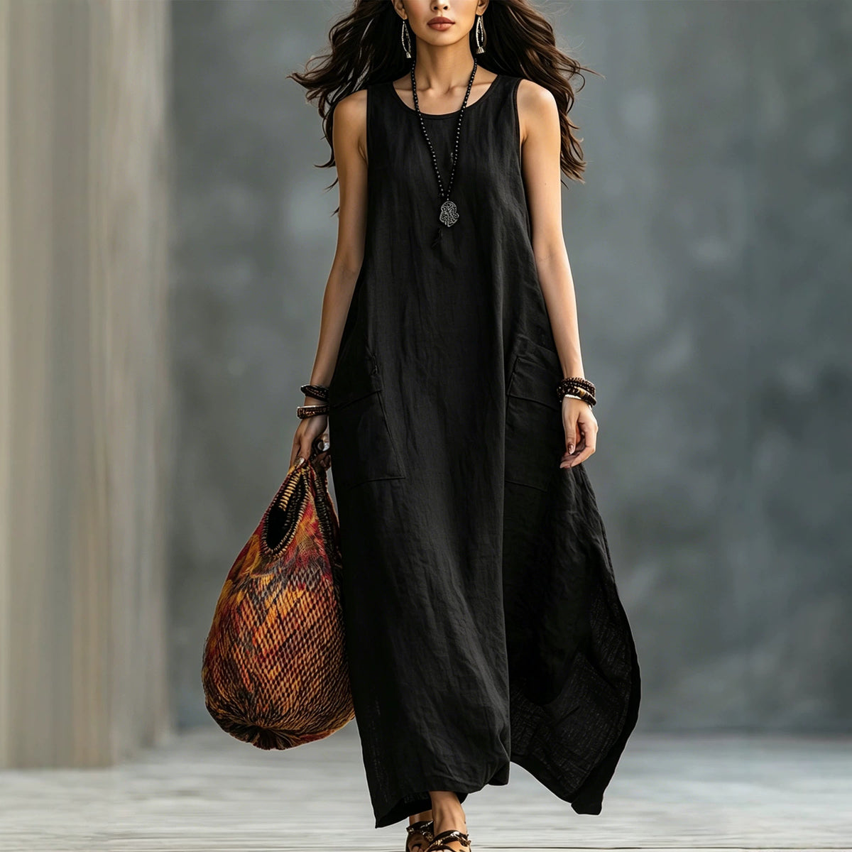 Luftiges Leinenkleid für Frühling und Sommer – Bild 6 | LuxeStyle