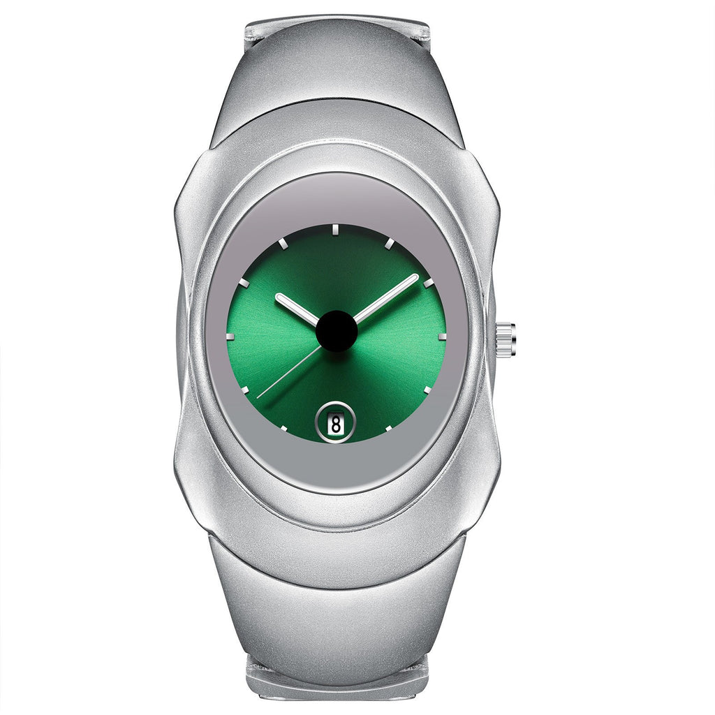 Quarz-Armbanduhr, schwarz, 11 mm Gehäusedicke | LuxeStyle