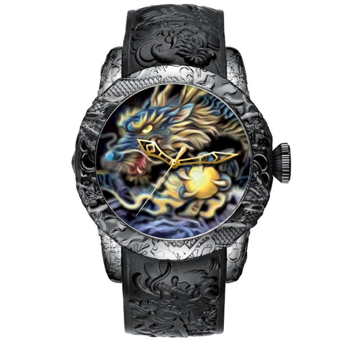 Drachen-Armbanduhr mit Weltzeitfunktion – Bild 2 | LuxeStyle