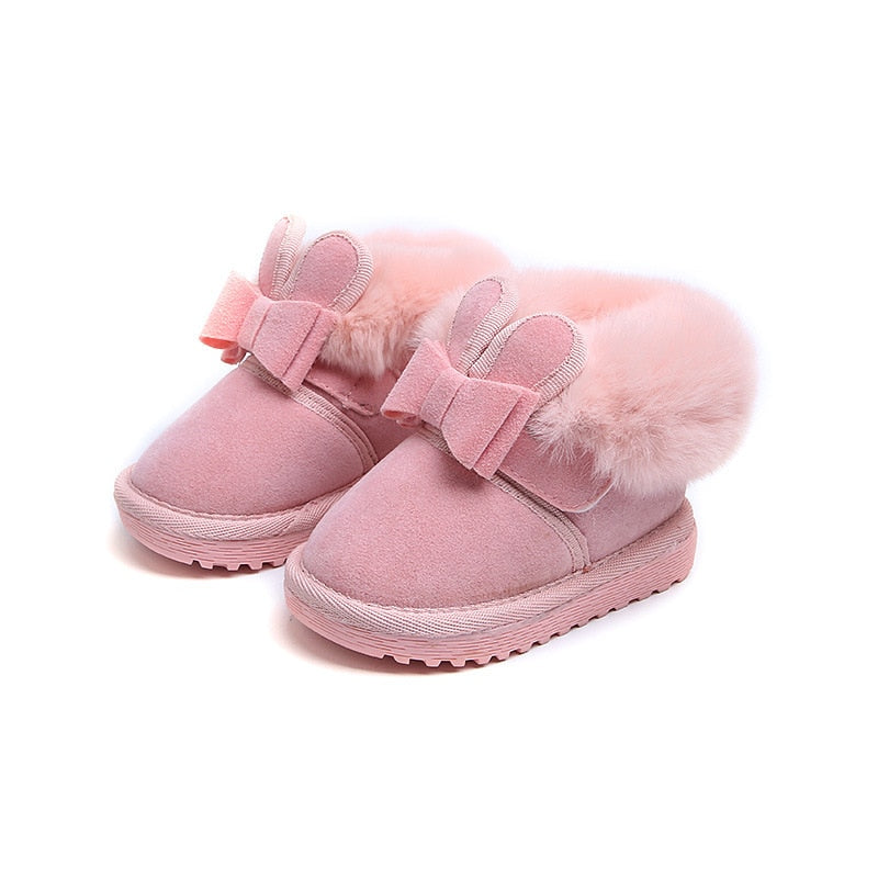 Plüsch-Prinzessin Winterstiefel für Kinder – Bild 5 | LuxeStyle