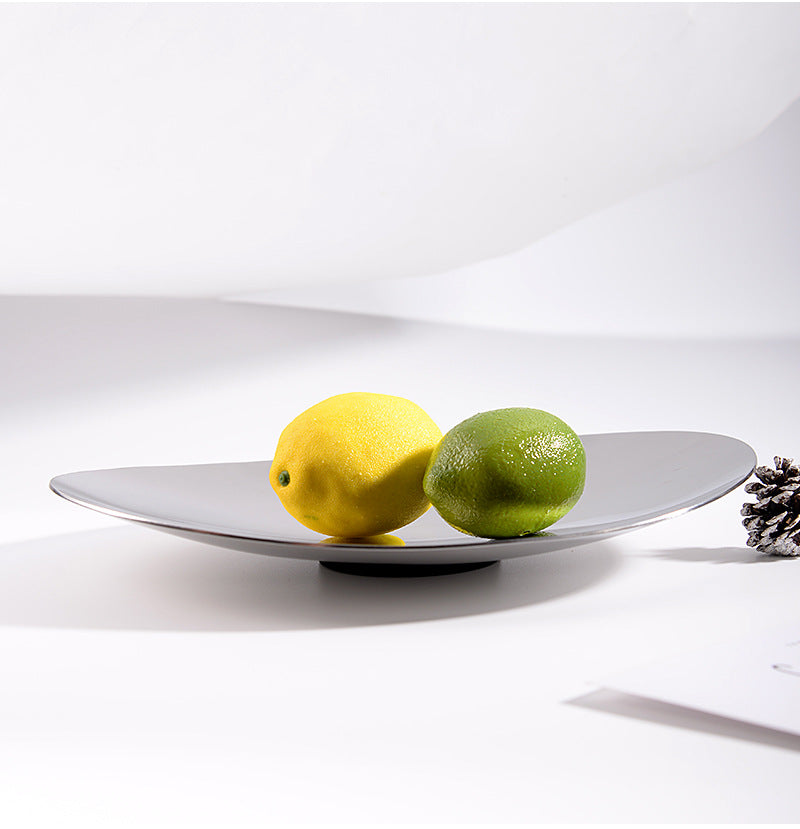 Ovale Edelstahl-Früchteplatte – Bild 8 | LuxeStyle