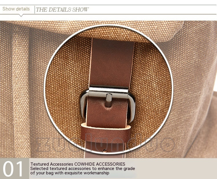Reise-Rucksack aus Canvas – Bild 14 | LuxeStyle