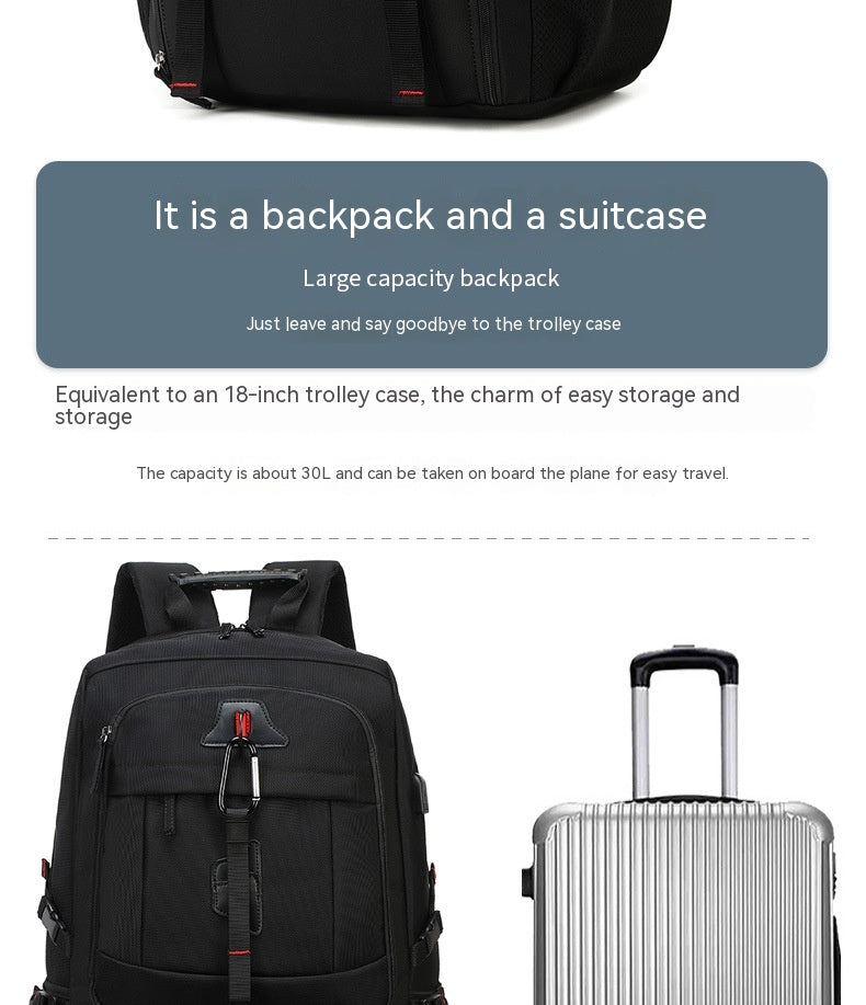 Business-Reise-Rucksack mit USB-Anschluss