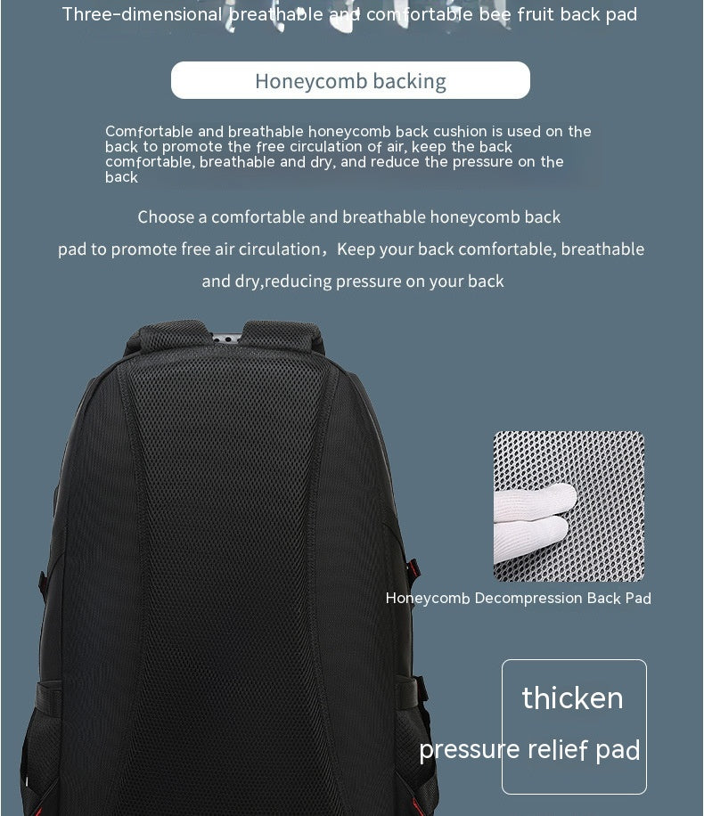 Business-Reise-Rucksack mit USB-Anschluss