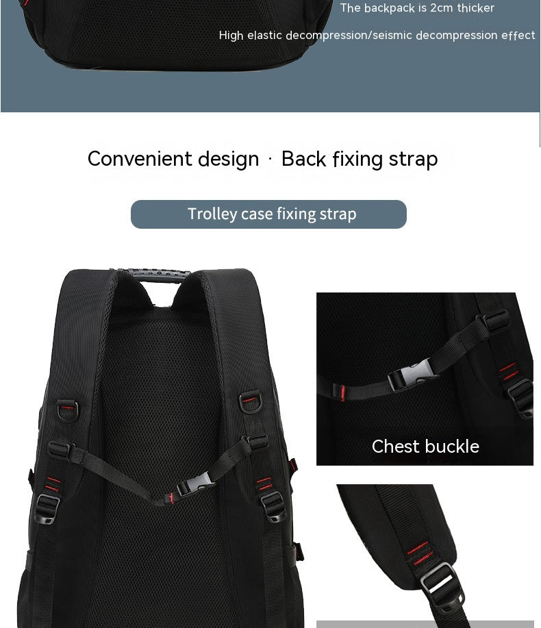 Business-Reise-Rucksack mit USB-Anschluss