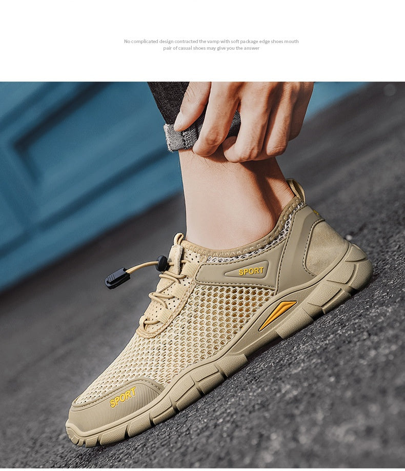 Leichte atmung. Sandalen Outdoor-Casual
