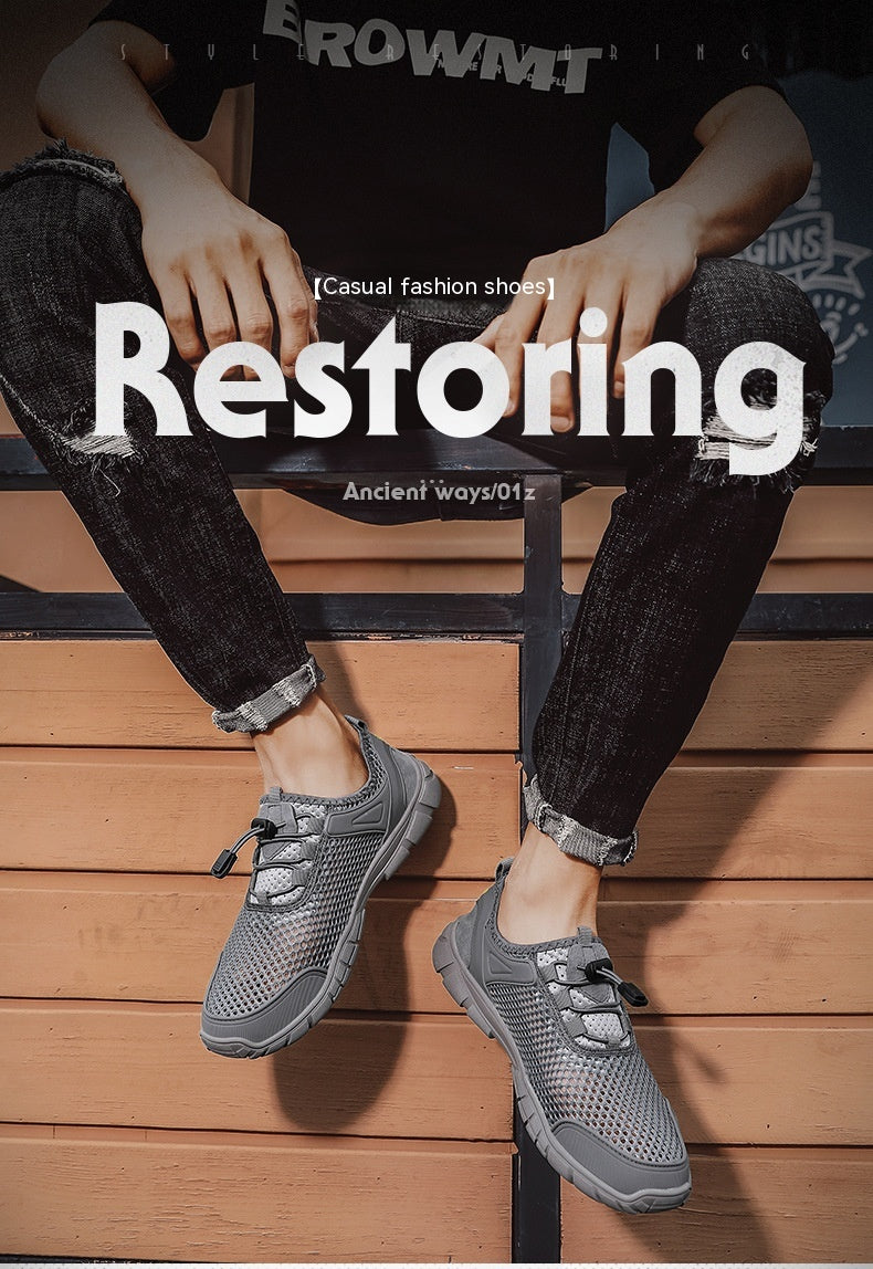 Leichte atmung. Sandalen Outdoor-Casual