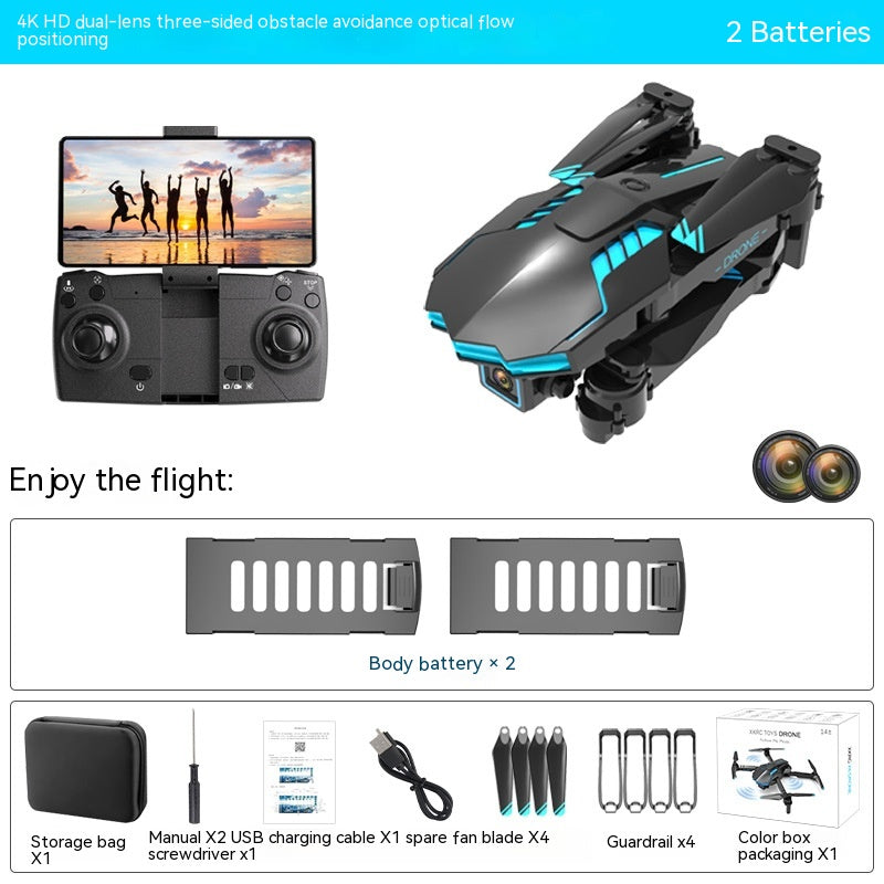 X6 Aerial 4K Doppelkamera-Drone Hindernisvermeidung