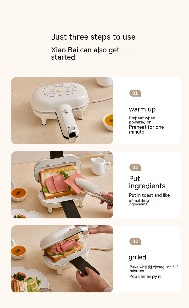 Kleiner Sandwich‑Toaster 600 W – Bild 19 | LuxeStyle