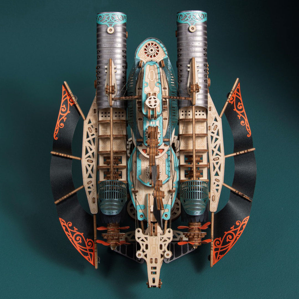 3D Holzpuzzle Fantasy-Raumschiff – Bild 14 | LuxeStyle
