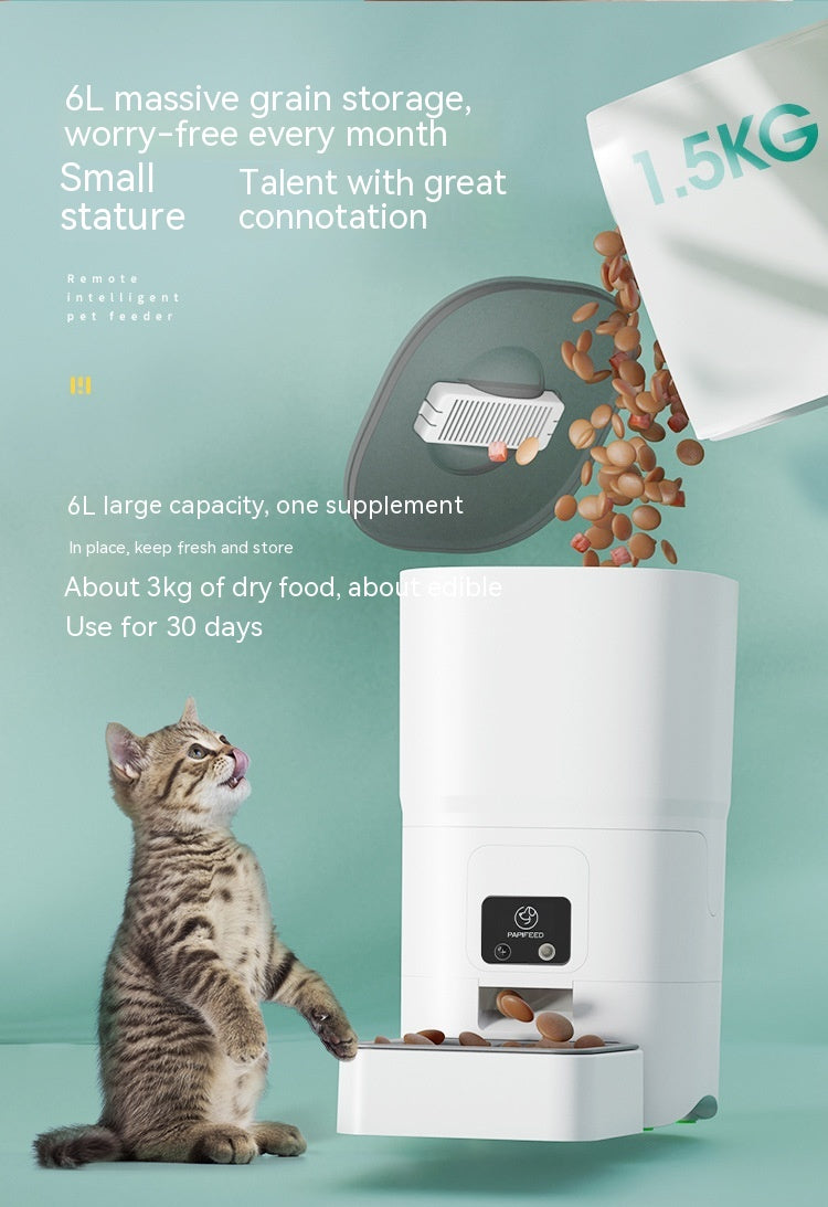 Intelligenter 6L Futterautomat für Haustiere – Bild 9 | LuxeStyle